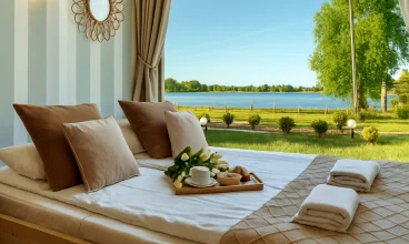 Poznaj wyjątkowe domki przy jeziorze Jamno w Mielnie, z prywatną plażą