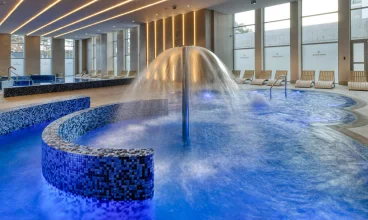 Strefa wellness została bardzo estetycznie zaaranżowana