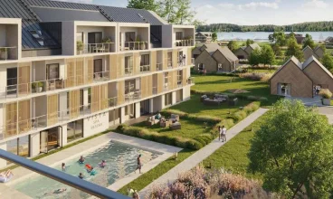 Vista to apartamenty nad Jeziorem Mikołajskim z letnim basenem