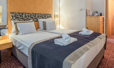Hotel stwarza świetne warunki do odpoczynku podczas zwiedzania i do pracy