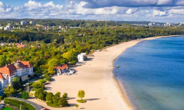 Plaża w Sopocie jest piękna przez cały rok