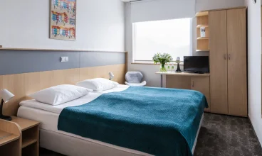 W hotelu znajdują się przytulne 2-osobowe pokoje