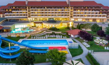 Hunguest Hotel Pelion w miejscowości Tapolca, kilkanaście km od Balatonu