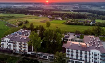Hotel Radocza pod Wadowicami z widokami na Beskid Mały