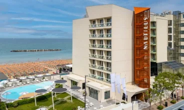 Hotel jest położony we włoskim Pesaro