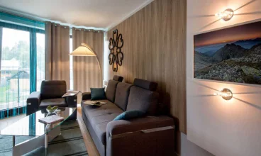 Goście mogą wybierać między apartamentami z 1 lub 3 sypialniami