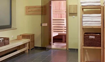 Goście mogą zrelaksować się w saunie
