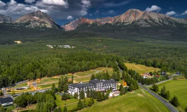 Hotel Hubert jest przepięknie położony u podnóża Tatr