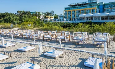 Bryza to hotel bezpośrednio przy plaży w Juracie