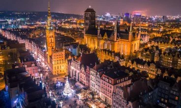 Podczas Jarmarku Bożonarodzeniowego Gdańsk prezentuje się fantastycznie