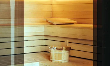 W hotelu mieści się kameralna strefa wellness z sauną