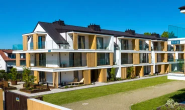 To kameralny kompleks nowoczesnych apartamentów w Grzybowie koło Kołobrzegu