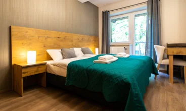 Każdy apartament ma odrębną sypialnię