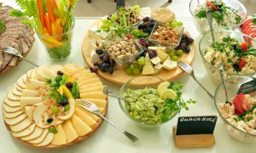 Śniadanie jest organizowane w formie bufetu