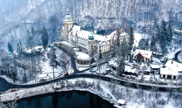 Hotel Palota leży nad jeziorem Hámori