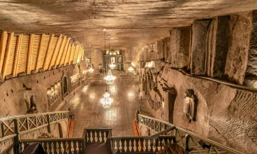 Hotel Galicja jest położony wprost przy zabytkowej Kopalni soli w Wieliczce