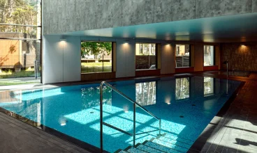 Goście aparthotelu mogą bez ograniczeń korzystać ze strefy wellness