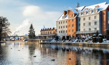 Hotel nad Pisą mieści się nad samą rzeką