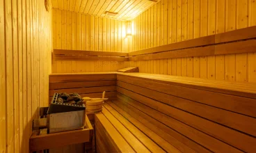 W obiekcie znajduje się sauna