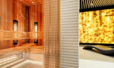 W strefie wellness jest basen, jacuzzi, 3 rodzaje saun, brodzik dla dzieci