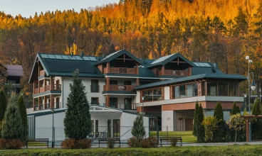 Komfortowy resort mieści się w sercu pienińskiego uzdrowiska