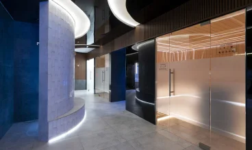 Strefa wellness jest nowoczesna i nastrojowa