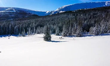 Szklarska Poręba jest chętnie odwiedzana zimą