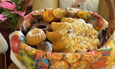 W pakiecie koszyczek wielkanocny ze święconką