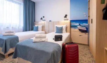 Awilla Resort jest położony w Ustce, kilkaset metrów od plaży