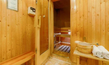 W hotelu znajduje się sauna