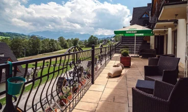 Obiekt z widokiem na Tatry w pobliżu Zakopanego i Bukowiny Tatrzańskiej