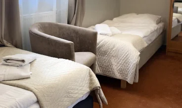 Dostępne są pokoje 2-osobowe