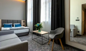 Przestronne wnętrza zachęcają do odpoczynku