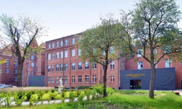 Dwór Uphagena powstał w zabytkowym kompleksie szpitala sięgającym 1800 roku