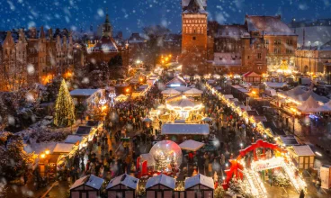 Jarmark bożonarodzeniowy w Gdańsku jest uważany za jeden z najpiękniejszych