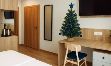 Apartament basic wygląda jak pokój hotelowy