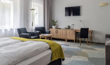 Na gości czekają tu wygodne pokoje