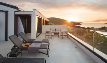 Luxury Suite ma największą powierzchnię i największy taras