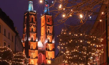 W okresie jarmarku bożonarodzeniowego Wrocław prezentuje się wspaniale