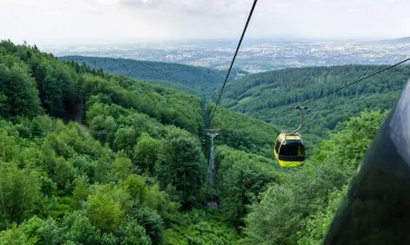 Na Szyndzielnię można wejść żółtym szlakiem prawie spod hotelu