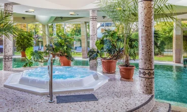 W strefie basenowej jest też jacuzzi