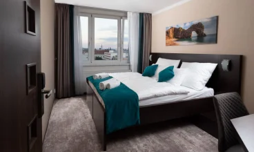 Hotel Crystal *** oferuje komfortowe i nowoczesne pokoje w centrum Koszyc
