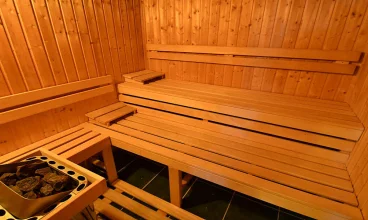 W pensjonacie oprócz jacuzzi jest też sauna