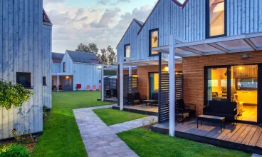 To kompleks nowoczesnych i komfortowych domków z klimatyzacją