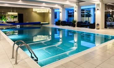 Kryty basen jest sercem strefy relaksu