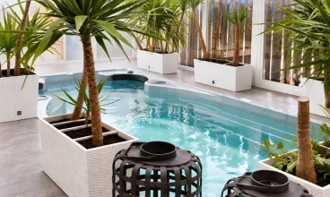 Hotel Amber Suite dysponuje basenem z hydromasażem