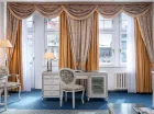 Apartamenty junior suite łączą część dzienną z odrębną częścią sypialną