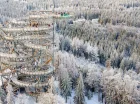 Jedną z atrakcji Świeradowa jest Sky walk Świeradów-Zdrój