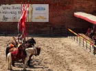Zamek Gniew słynie z organizowanych tutaj turniejów rycerskich