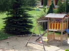 Dzieci mogą bawić się także na świeżym powietrzu
